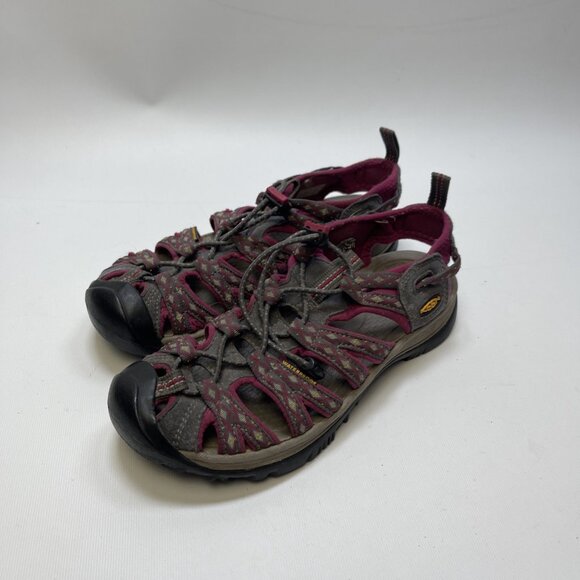Keen Sandals Womens Size 8 US Hiking Magnet Sangria Pink / Gray Waterproof - Picture 4 of 12